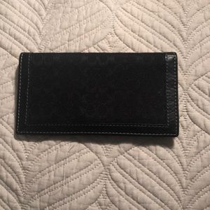 Authentic Coach Check Book holder
